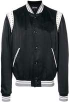 Thumbnail for your product : Just Cavalli embroidered chest panel bomber
