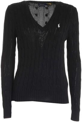 Polo Ralph Lauren Cable Knit V-Neck Pullover