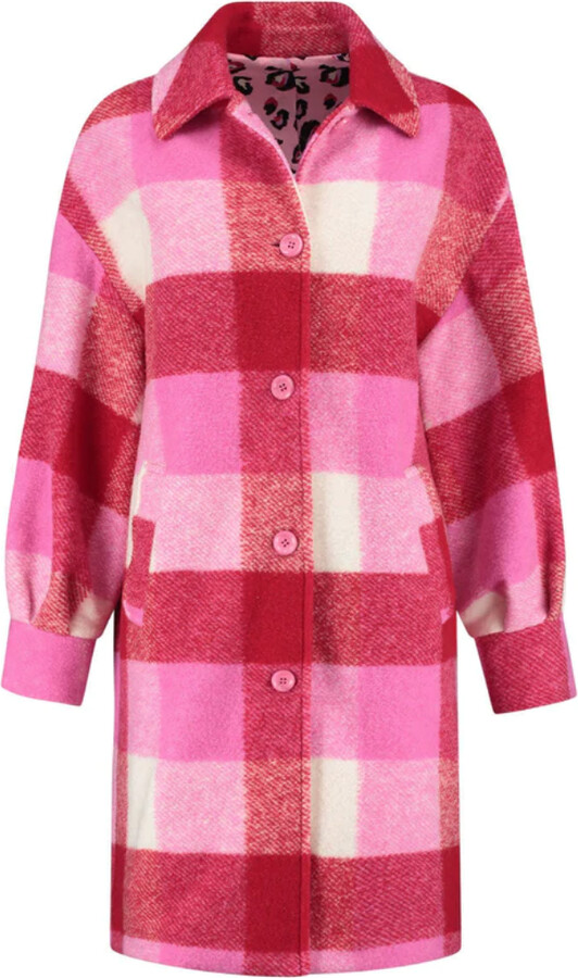 POM AMSTERDAM Coat Checks ROse ShopStyle