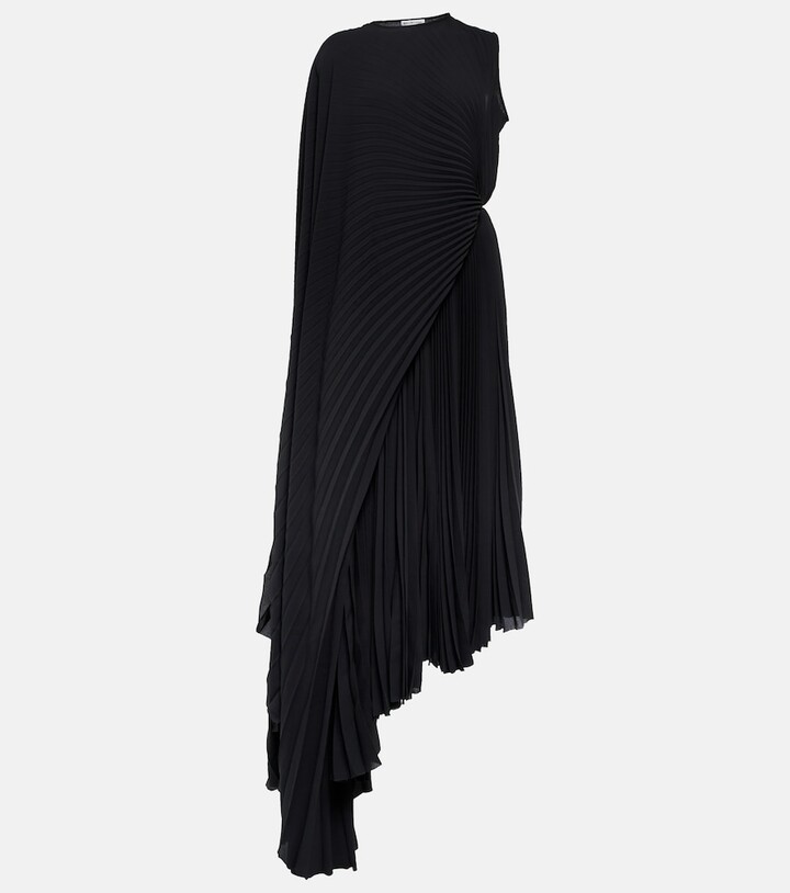 Balenciaga Gathered asymmetric gown