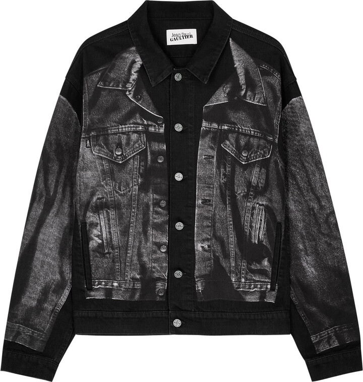 ジャケット・アウター jean paul gaultier Black denim jacket Jean Paul Gaultier Trompe-L'œil Denim Jacket - A/W 1998 – a7chive