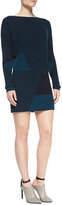 Thumbnail for your product : Vince Long-Sleeve Abstract Jacquard Tunic