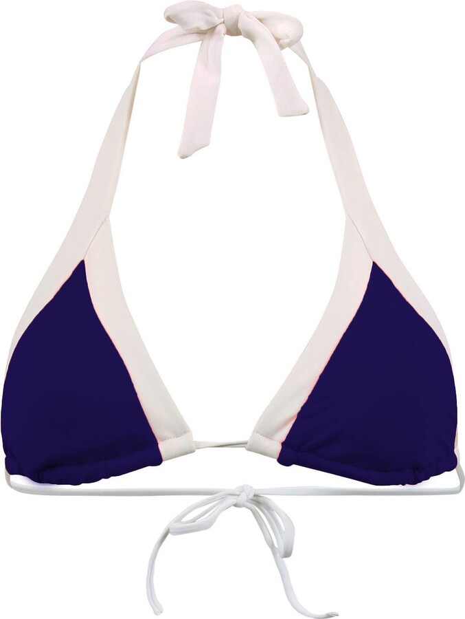 Seafolly Slide Triangle Bikini Top Swimsuit with Wide Straps Femme
