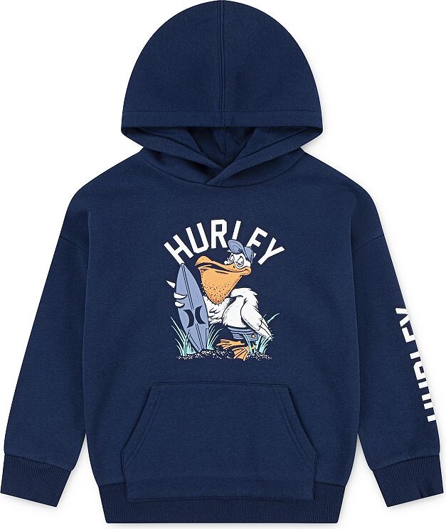 Hurley Boys 4-7 Surfer Bird Graphic Fleece Oversized Pullover Hoodie