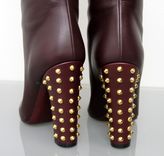 Thumbnail for your product : Gucci $1450 New Authentic JACQUELYNE Studded Tall Boots SHOES Bordeaux 297199
