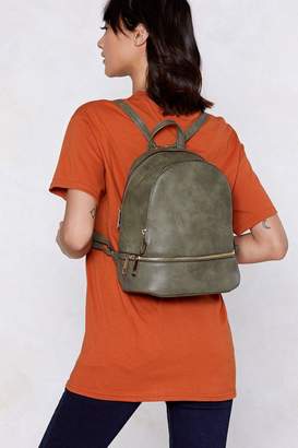 Nasty Gal WANT Don't Look Back Faux Leather Backpack