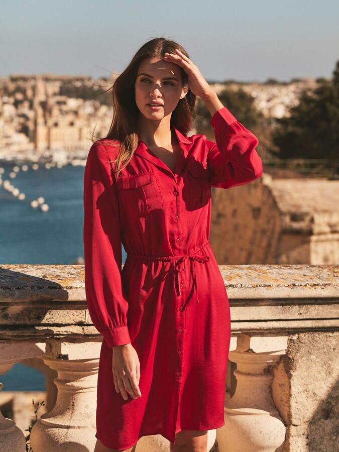 sosandar linen dress