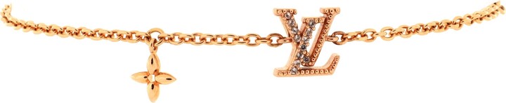 Louis Vuitton Crystal Gamble Bracelet - Silver-Tone Metal Charm, Bracelets  - LOU581266