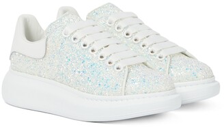 silver glitter alexander mcqueen