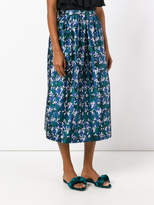 Thumbnail for your product : Oscar de la Renta patterned full skirt