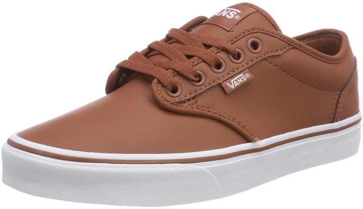 vans brown leather shoes 