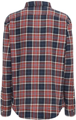 R 13 Check Double Flannel Shirt