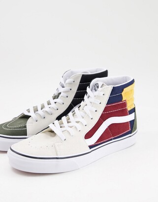 vans patchwork high tops