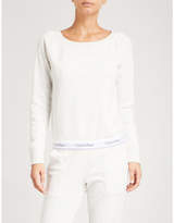 Calvin Klein Logo cotton-blend sweatshirt