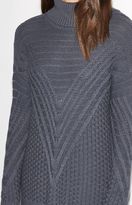 Thumbnail for your product : KENDALL + KYLIE Kendall & Kylie Textured Mock Neck Sweater