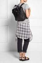 Thumbnail for your product : Mulberry + Cara Delevingne large quilted leather backpack