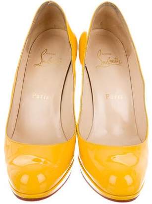 Christian Louboutin New Simple Round-Toe Pumps
