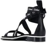 Thumbnail for your product : Chloé branded strap sandals