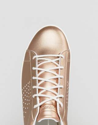 Le Coq Sportif Rose Gold Metallic Agate Lo Sneakers