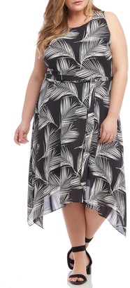 plus size handkerchief dress with sleeves