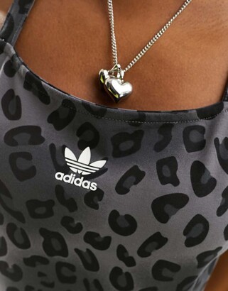 adidas leopard print dress