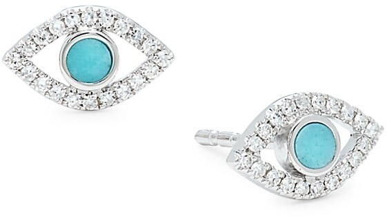 Evil Eye Earrings | Shop the world's largest collection of fashion 