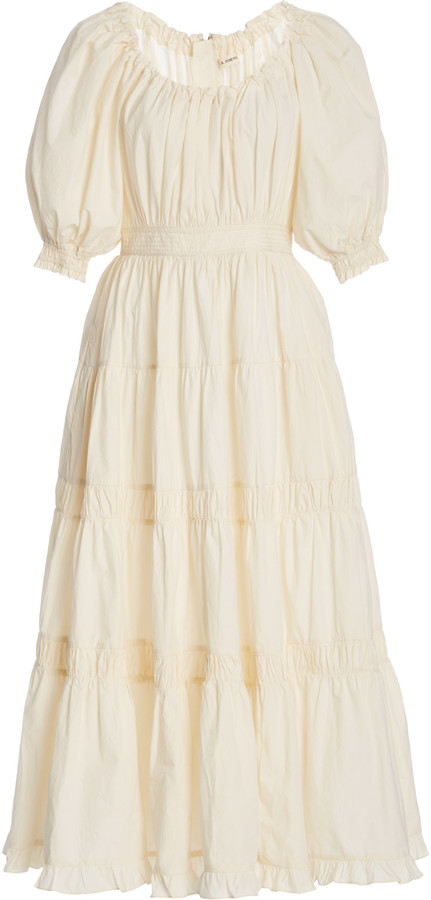 ulla johnson midi dress