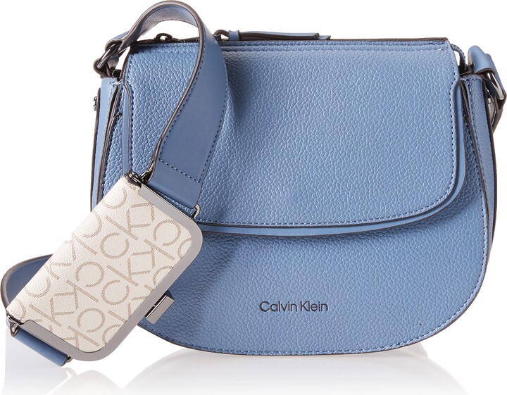 Calvin Klein Blue Leather Handbags | Shop the world's largest 