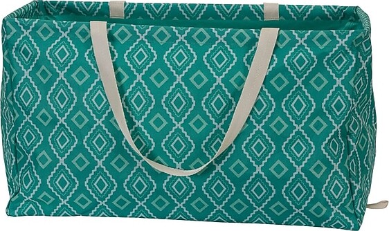 Household Essentials Krush Container Rectangle Tote Bag, Teal (2243)