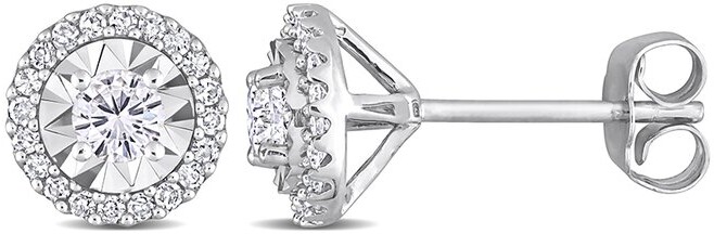 Rina Limor Fine Jewelry 10K 0.50 ct. tw. Diamond Halo Earrings