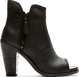 Thumbnail for your product : Rag and Bone 3856 Rag & Bone Black Leather Perforated Noelle Boots