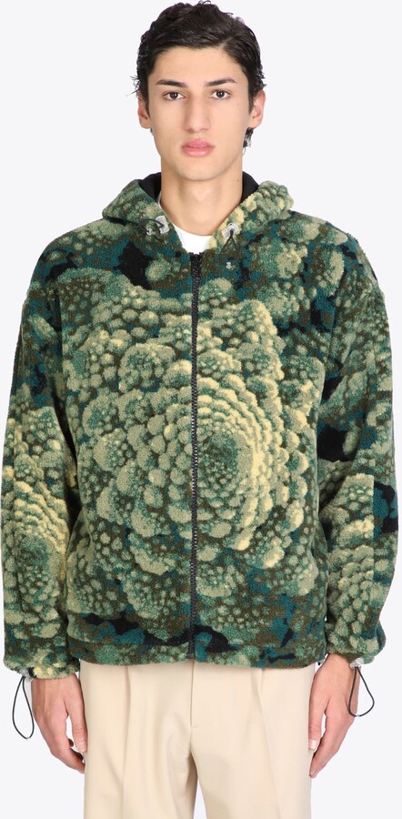 Bonsai Full Zip Hoodie Sweatshirt Broccoli All-over Printed Fleece ...