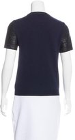 Thumbnail for your product : Ferragamo Wool Short Sleeve Top