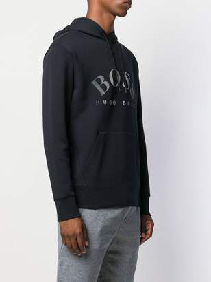 HUGO BOSS logo print hoodie