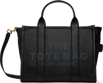 Marc Jacobs Black 'The Leather Medium' Tote