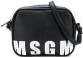 Thumbnail for your product : MSGM Kids logo print shoulder bag
