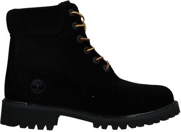 black timberland laces