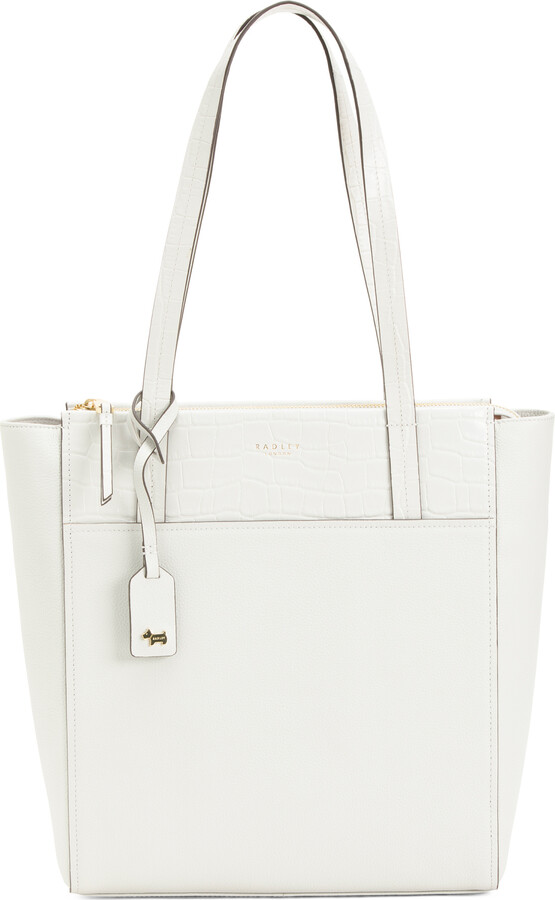 Radley London Leather Downtown Satchel With Croc Trim ShopStyle