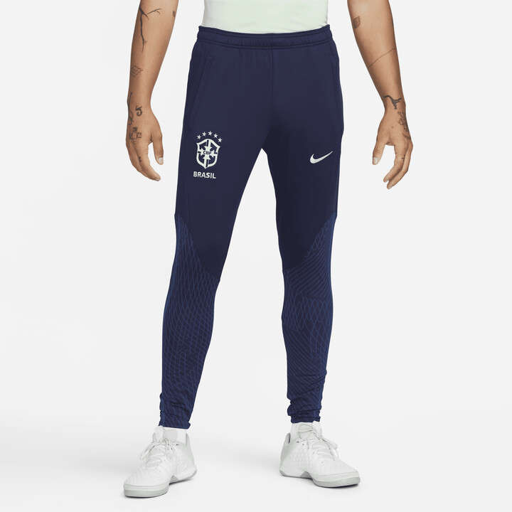 Nike Brazil Strike Men's Dri-FIT Knit Soccer Pants in Blue - ShopStyle