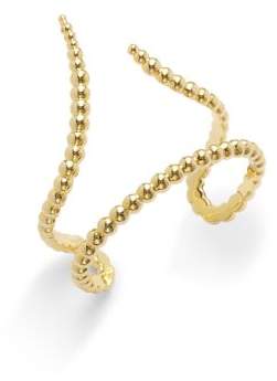 Jules Smith Designs 14K Gold-Plated Ridged Madrid Cuff Bracelet