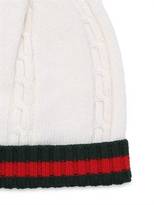 Thumbnail for your product : Gucci Cable Knit Wool Hat