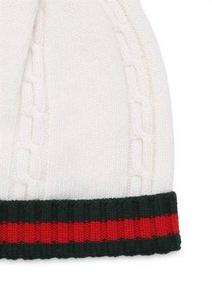 Gucci Cable Knit Wool Hat