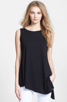 Thumbnail for your product : Eileen Fisher Bateau Neck Sleeveless Tunic (Regular & Petite)