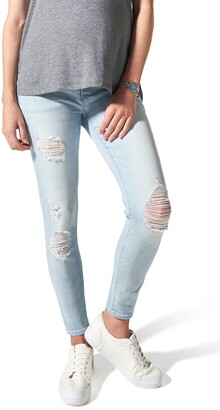 Maternity Ripped Jeans | Shop the world's largest collection of fashion |  ShopStyle