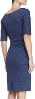 Thumbnail for your product : Lela Rose Printed Side-Ruched Dress
