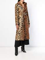 Thumbnail for your product : Victoria Beckham leopard print trench coat