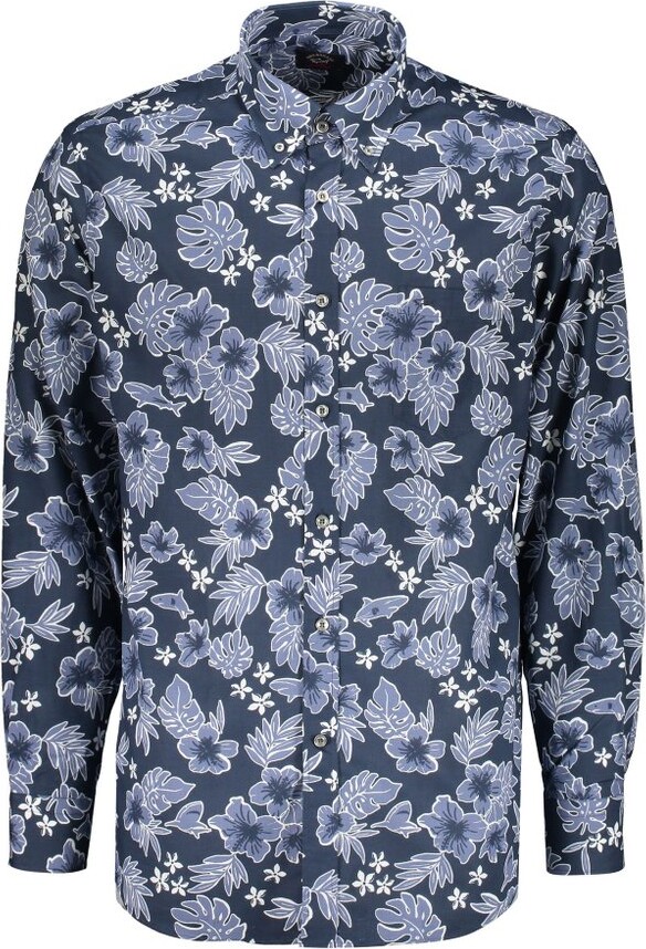 Paul & Shark Floral Print Shirt