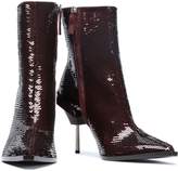 Thumbnail for your product : Emilio Pucci Sequined Suede Ankle Boots