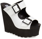 Thumbnail for your product : Steve Madden 'Buckle Up' Platform Wedge Sandal (Women)