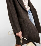 Thumbnail for your product : Marant Etoile Striped wool coat
